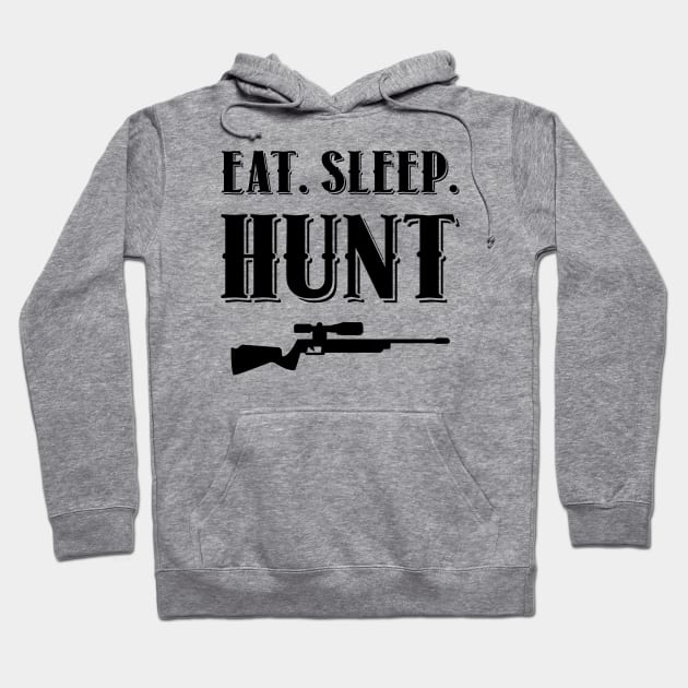 Eat. Sleep. Hunt Hoodie by colorsplash